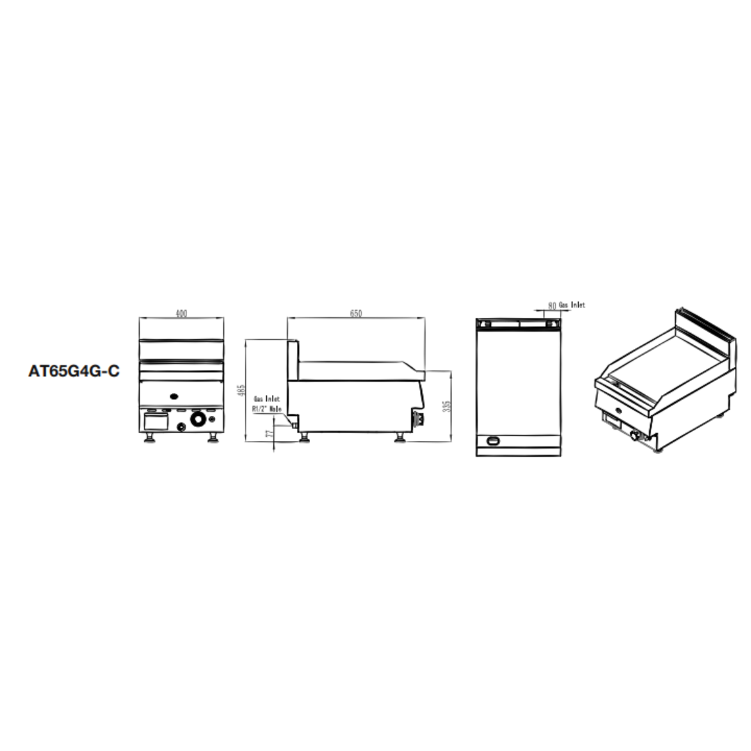 400MM HOTPLATE - AT65G4G-C