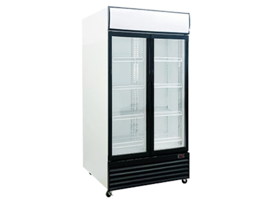 UPRIGHT DISPLAY CHILLER 2 GLASS DOORS - DC1000P