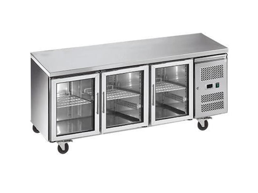 EXQUISITE UNDER BENCH CHILLER 3 GLASS DOOR - USC400G