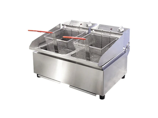 FRYER DOUBLE PAN COUNTER TOP - WFRT50