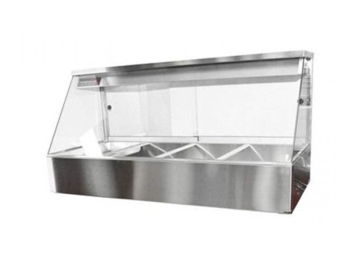 HOT FOOD DISPLAY STRAIGHT GLASS 5 BAY - WHFS25